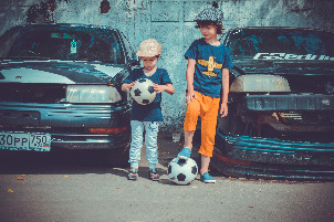 straat trucjes - straatvoetballen